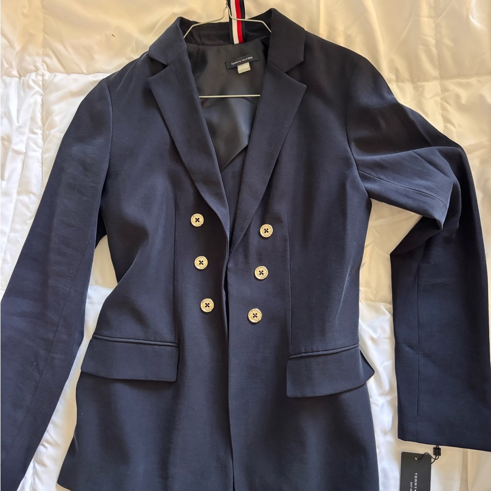 Tommy Hilfiger Navy Suit Jacket